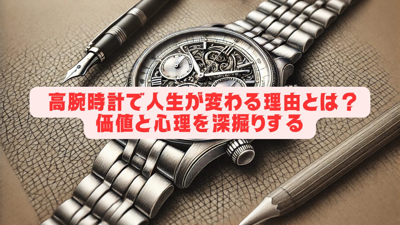 高腕時計で人生が変わる理由とは？価値と心理を深掘りする