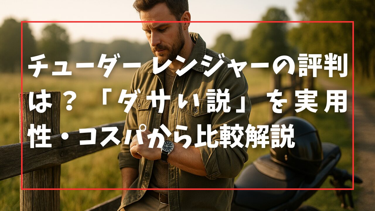 チューダー レンジャーの評判は？「ダサい説」を実用性・コスパから比較解説