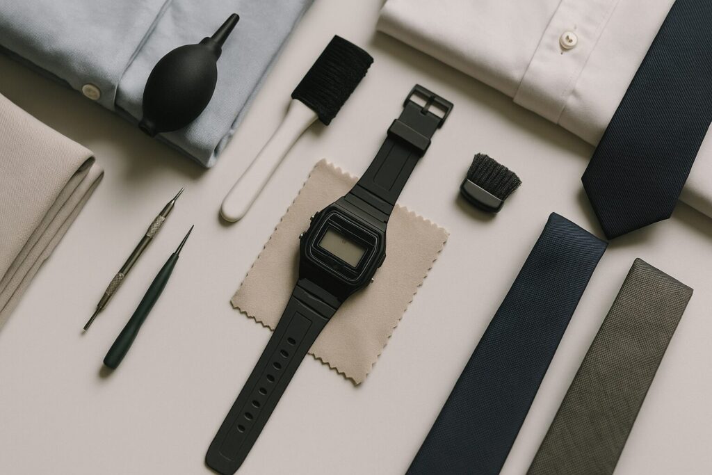 チープカシオ安くても野暮ったくならない。“手入れ”と“合わせ方”が鍵