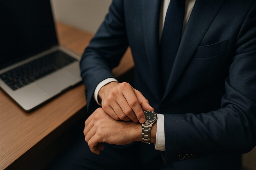 タイメックスビジネスシーンには合わない?