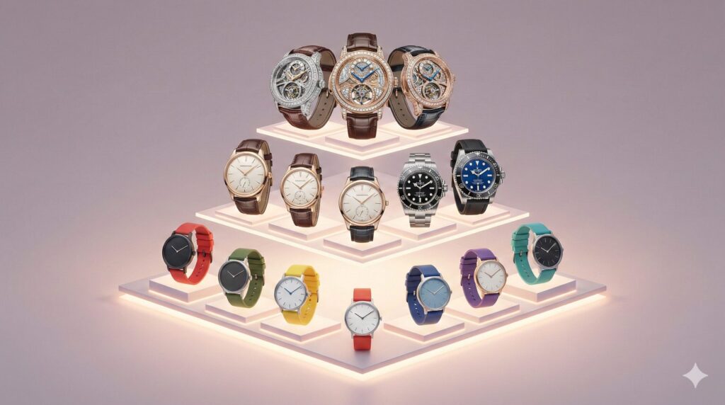 【決定版】スウォッチグループのブランド「序列・格付け」ピラミッド