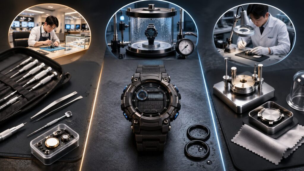 G-SHOCKの電池交換どこでできる？選び方