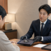 ロレックス買取を断られた際の説明をイメージした、腕時計査定室での返却と説明