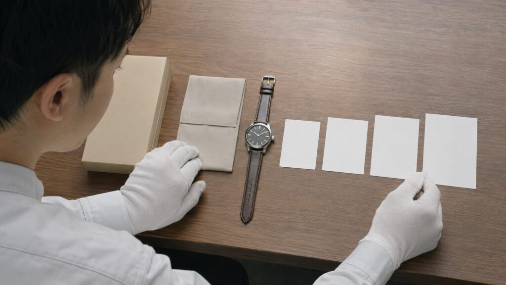 オーバーホール済み中古時計の整備履歴と保証内容を購入前に確認