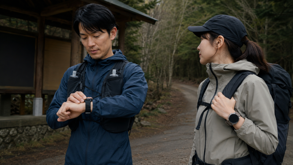 ランニングとハイキングで堅牢なスマートウォッチを使う日本人