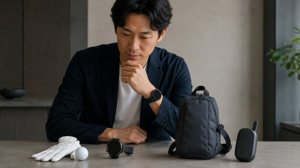 ゴルフや登山など目的に応じた追加サービスを検討する日本人
