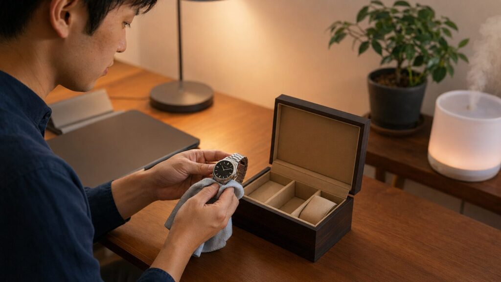 ザ・シチズンのオーバーホール費用を抑えるため時計を清掃して保管
